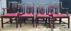 1811201919th Century Set of Twelve Chippendale Dining Chairs by Edwards and Roberts Carver 18½hs 40½h 27w 23d Single 18hs 39h 22w 21½d _4.JPG